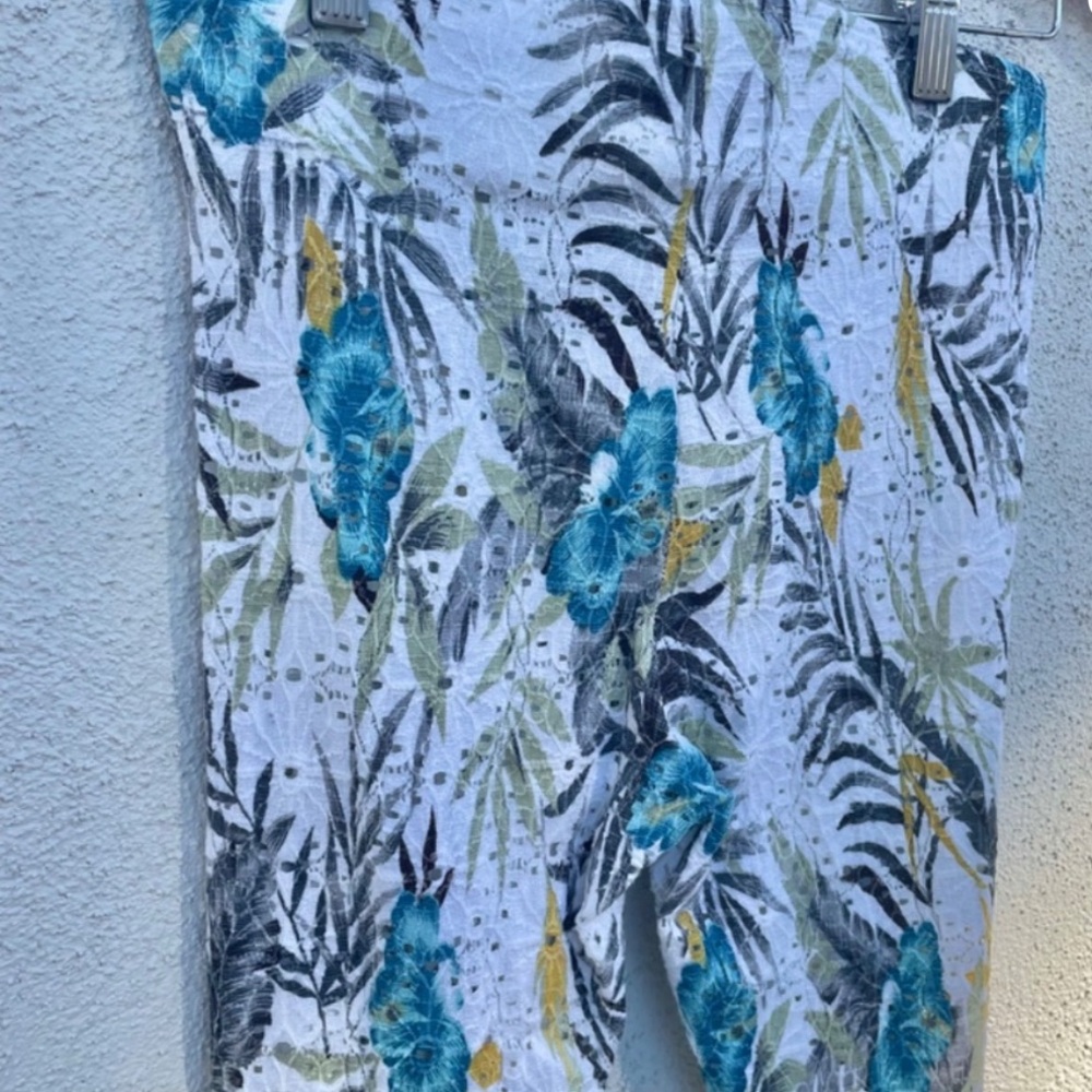Show Me Your Mumu Tropical Hawaiian Print Lace Bam Bam Bells